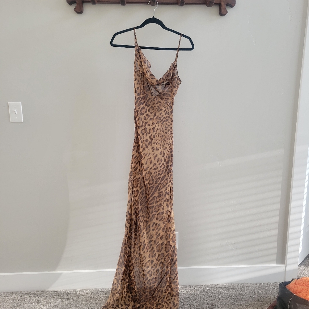 Rat and Boa Cheetah print dress